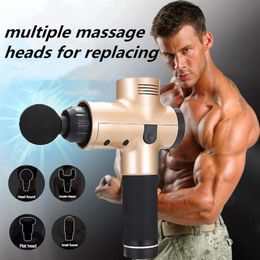 Full Body Massager Fascia Gun Massage Head Scientific Vibration Frequency And Amplitude Muscle Relaxation 6Pcs Massage Gun Heads Relaxation Massage 230203