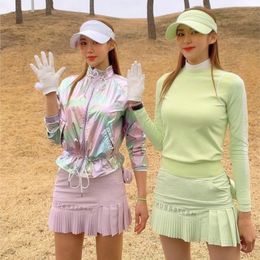 Tennis Skirts Golf Womens Skirt Sports Shorts with Small Ball Bag 230203