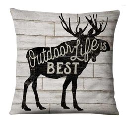 Pillow Call Of The Wild Nordic Design Print Pillowcase Home Decoration Decorative For Sofa Throw Pillows 17
