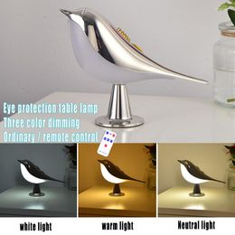 Night Lights Magpie LED Light Rechargeable Lanterns Touch Remote Bedroom Bedside Table Baby Room Home Decoration
