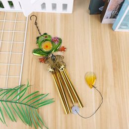 Decorative Figurines Beautiful Door Wind Bell Frog Design With Hook Chime Pendant Decoration Creative Art Garden For Home