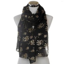 Scarves Shawl Scarf Wrap Lightweight Long Ladies Printed Gift Floral Warm Teal Fall For Women