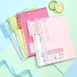 Notepads 1 pc KOKUYO Campus Smartring Loose Leaf Notebook Thin Portable Smart Ring Binder Note SP700 A5 B5 Easy To Replace 230203