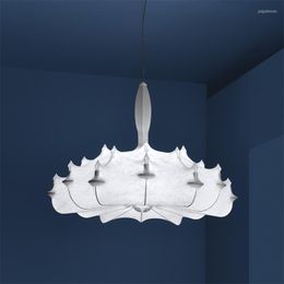 Pendant Lamps Modern Light Silk Hand-woven Dining Room Furniture Living Decor Hanging Bedroom Home Decoration Fixture
