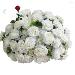 Decorative Flowers SPR Elegant Wedding Artificial Greeny Peony Lavender Arrangement Decoration Table Floral Reception Centerpiece