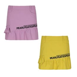 Tennis Skirts Golf skirt ladies short spring and summer elastic pleated golf suit women 230203