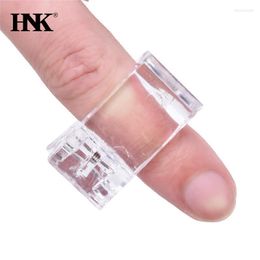 Nail Art Kits 1pcs Practical False Nails Clamp Tips Clip Transparent Finger Poly Quick Building Gel Extension Manicure Tool