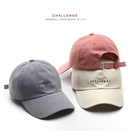 Ball Caps SLECKTON Baseball for Women and Men Summer Fashion Visors Boys Girls Casual Hat CHALLENGE Hip Hop Hats 230203