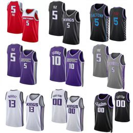 Nike / Men's Sacramento Kings Davion Mitchell #15 Purple T-Shirt