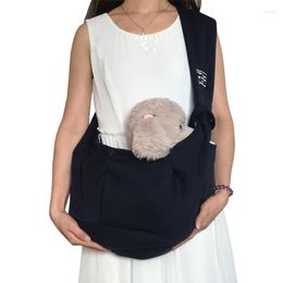 Dog Car Seat Covers Breathable Pet Go Bag Foldable Backpack Portable Single Shoulder Crossbody