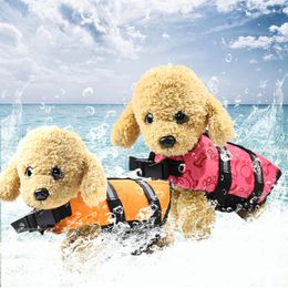 Dog Apparel Pet Life Vest Summer Reflective Jacket Safety Clothes Of Swimming Suit For Outing Comfortable And Breathable