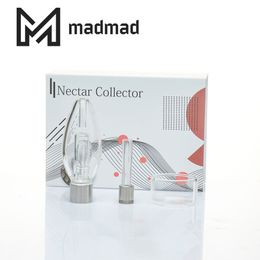 Smoking NC kit gift box with glass nectar collector,clear glass bowl,a 510 screw joint quartz tip total length 133mm