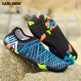 Water Shoes Men Women Aqua Shoes Sneakers Quick Dry Swimming Footwear Unisex Outdoor Breathable Upstream Beach Shoes 230203