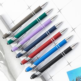 2 in 1 Capacitive Screen Stylus Touch Pen and Ballpoint Pens Useful Design For Tablet Pad Smart Phone