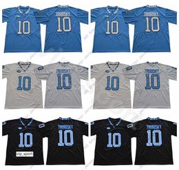 American College Football Wear New Style Mitchell Trubisky Football North Carolina Tar Heels Jerseys College Black Alternate White Blue Team Stitched University