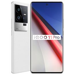 Original Vivo IQOO 11 Pro 5G Mobile Phone Smart 12GB RAM 256GB ROM Snapdragon 8 Gen2 50.0MP NFC Andriod 6.78" 144Hz 2K E6 Curved Screen Fingerprint ID Face Wake Cellphone