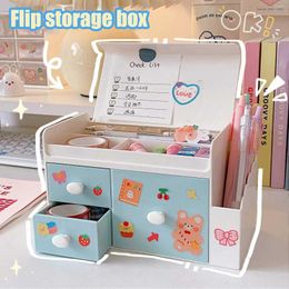 Storage Boxes Drawer Organiser Multifunctional Desktop Box Office Household Cosmetic Student Desk Organising