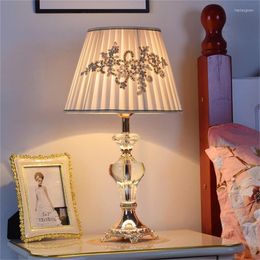 Table Lamps ORY Crystal Lamp LED Desk Light Nordic Luxury Bedside Decorative For Home Foyer Study Bed Room