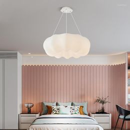Pendant Lamps Nordic Bedroom Chandelier Modern Creative Pumpkin Lamp Ins Net Red Room Children's Cloud Ceiling