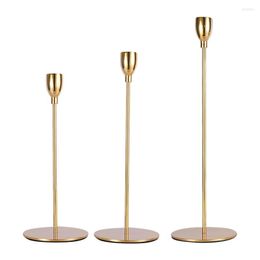 Candle Holders Antique Creative Rose Gold Dinner Holder Nordic Decoration Home Stand Chandelier Mariage Deco Hogar Votive 50KO210