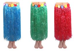 Event & Party Supplies Overlength 80CM/31.5" Adult's Flowered Luau Hula Skirts for Luau Party Hawaiian theme Halloween costume Decorations Favours Multi-color