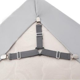 Clothing Storage & Wardrobe 4pcs 3 Heads Bed Sheet Fixing Buckle Holder Non-slip Invisible Clip AdjustableClothing