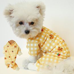 Dog Apparel Autumn Winter Pyjamas For Small Dogs Cosy Puppy Cat Onesie Jumpsuit Chihuahua Yorkshire Overalls Mascotas Clothes Clothing