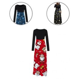 Casual Dresses Christmas Dress Festive Sweet Floral Spring For Shopping
