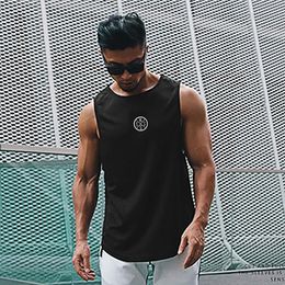 Men's Tank Tops Mens Running Mesh Muscle Casual Top Fitness Summer Fashion Quick Dry Vest Clothing Bodybuilding Sport Sleeveless ShirtMen's
