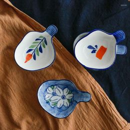 Plates Japanese Dishes Of Hand-painted Weidie Dip Dish Household And Creative Hand Wind Ceramic Vinegar
