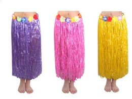 Overlength 80CM/31.5" Event & Party Supplies Adult's Flowered Luau Hula Skirts for Luau Party Hawaiian theme Halloween costume Decorations Favors Multi-color Select