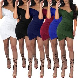 Party Dresses Sexy Off Shoulder Bodycon Summer Dress Robe Women Strapless Mini Black Red Sheath Ladies Short Club Vestidos