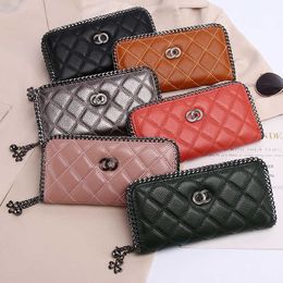 Store Clearance Promotion Handbag Online Export Women's Leather Wallet Long New Zipper Soft Large Capacity Women