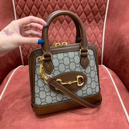 Store Clearance Promotion Handbag Online Export Kind with Ancient g Horse Buckle Shell Bag Leather Women's u Shoulder Women