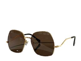 Damen-Sonnenbrille für Damen und Herren, Sonnenbrille für Herren, modischer Stil, schützt die Augen, UV400-Linse, mit zufälliger Box und Etui 0972