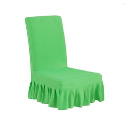 Chair Covers Foldable Cover Dust-proof Polyester Kitchen Eating Protector For Household