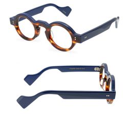 Fashion Men Optical Glasses Brand Eyeglasses Frames Women Thick Round Spectacle Frames Acetate Full Frame Hip Hop Myopia Eyewear High Grade Eyeglasses