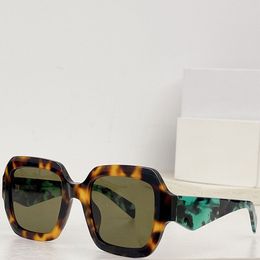 Mens Sungod Glasses Designer Luxury Sunglasses Symbole Sunglasses SPR 28ZS Tortoiseshell Turquoise Frame Womens Fashion Sunglassess Casual Outdoor UV400 28Z
