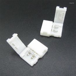 Lamp Holders 10pcs 10mm 2 Pins Quick LED Strip Connectors For 5630 5730 Single Colour Light