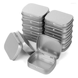 Storage Boxes Metal Containers-12 Pack Tin Box Mini Portable Containers For Drawing Pin Bead Earring Jewellery