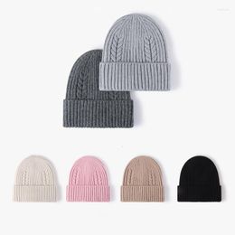 Berets Winter Beanie Hats For Women Men Keep Warm Crochet Crimping Skullies Hat Boys Girls Knitted Beanies Caps Wild Accessories Bonnet