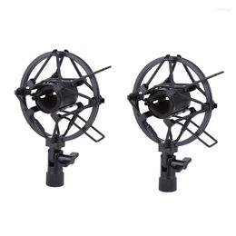 Microphones AYHF-2X Miniphone Mount 25MM For 23MM-27MM Diameter Condenser Mic Black