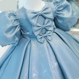 Girl Dresses Fashion Princess Vintage Dress Organza Child Vestido Wedding Party Birthday Tutu Clothes