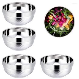 Bowls Stainless Steel Mixing Bowl Kids Auxiliary Household Rice