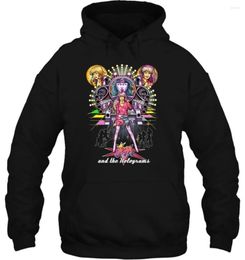 Men's Hoodies Men Hoodie Funny White Black Tee Jem And The Holograms S Women Streetwear