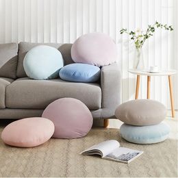 Pillow Simple Round Japanese Style Tatami Floor Seat Mat Soft Velvet Meditation Futon Home Chair With Fillings