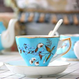 Cups Saucers Nordic Modern Art Coffee Cup And Saucer Design Ceramic Luxury Creativity Mug Set Bone China Minimalist Tazas Mugs