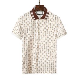 2023 Fashion men s polos t-shirt men Casual t shirt Embroidered Medusa Cotton polo Shirt High street collar Polos shirts 2022M-3XL