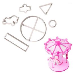 Baking Moulds Wedding Carousel Biscuit Mould Girl Princess Party Cutter Cookies DIY Chocolates Cake Stamp Pastry Kitchen Tools