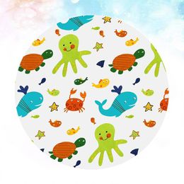 Pillow Mat Floor Pad Highchair Splat Catcher Cloth Table Protector Washable Kids Picnic Antiskid Household Baby Safety Play